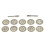 mini diamantschijven set 8 22 mm voor edelstenen 10
