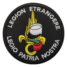 French Foreign Legion Badge Fabric Patch Hook and Loop - Outdoor Backpack - Model V01106