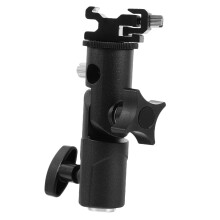 Professional E Type Flash Lamp Bracket Swivel Umbrella Holder Studio Light Mount Softbox Umbrella DSLR Flashes