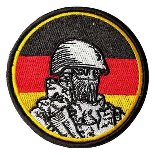 Germany Flag Patch Iron On Type 11 Copper 1 Piece Tactical Patch For Uniforms
