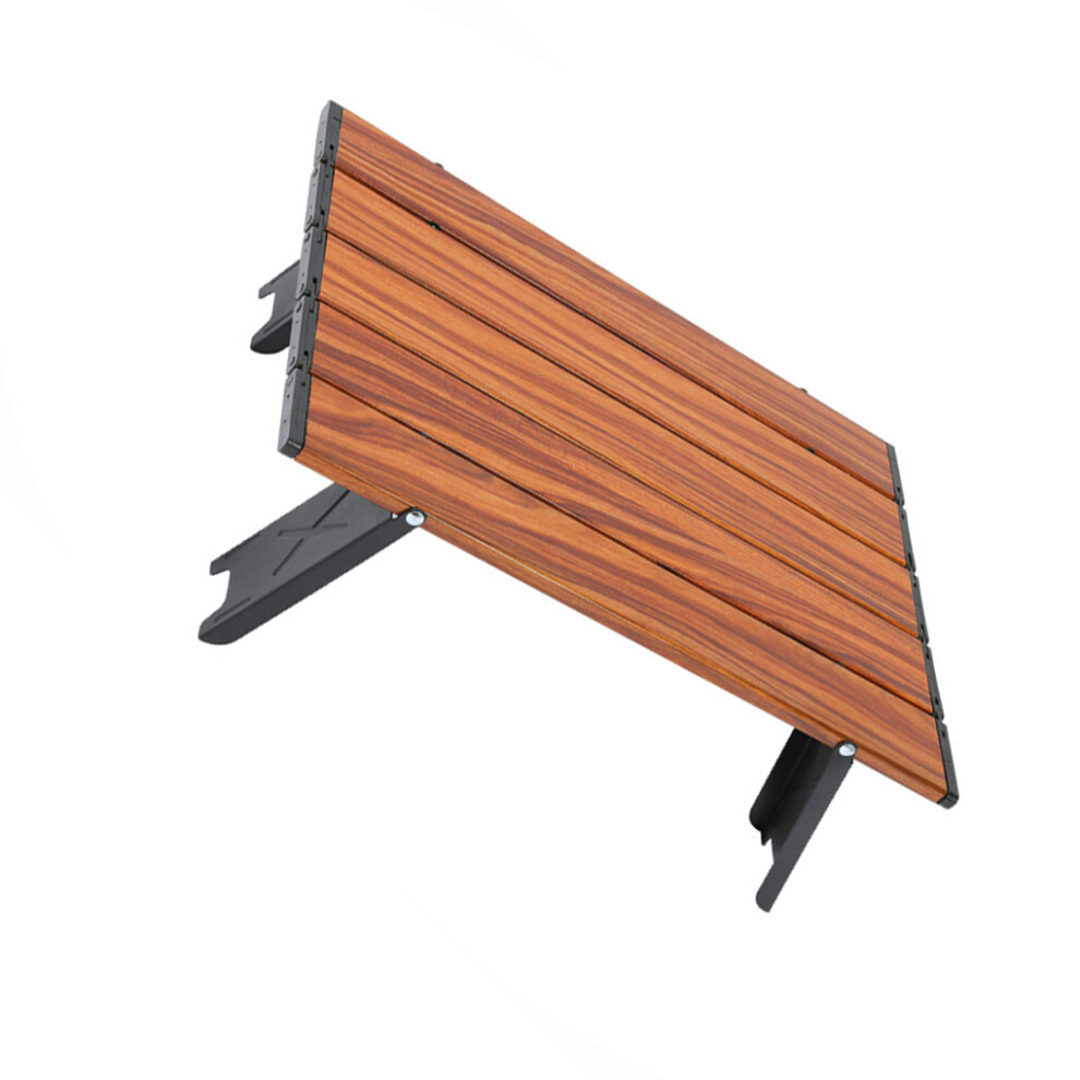 (dark Wood color) Foldable Picnic Table Enjoy Outdoor Meals With Ease Sturdy-image-OPC-PKS8CKX-NEW