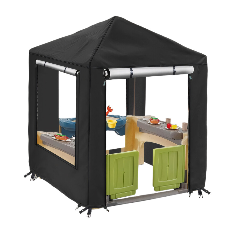 (black) Lightweight And Portable Gazebos For Outdoor Sun Protections Durable
