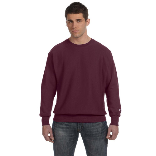 Champion Champion Herren Reverse Weave Fleece Crew Maroon Large