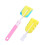 2Pièces Brosse Bébé Éponge Rose Confortable 10