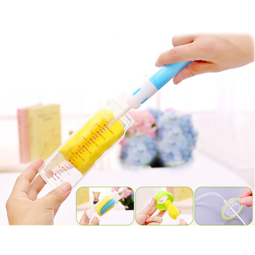 2Pièces Brosse Bébé Éponge Rose Confortable 2