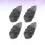 4Pièces Repose-Baguettes Bois Noir Pour Maison 7