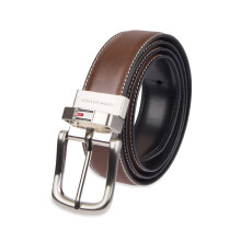 P   nsky obojstrann    opasok Tommy Hilfiger hned   /cierny le      rny 42