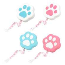 4 stuks cartoon katpoot meetlint mini draagbaar lichaamsmeetlint