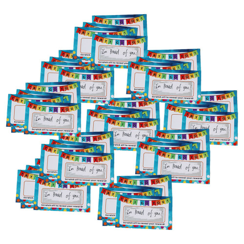 1 Set Creatieve DIY Krabbelkaarten Handgeschreven Mini Krabbelkaarten 2