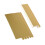 Gold Mousse Cake Board Rectangular 100-Pack Sturdy Cardboard Base For Birthday And Wedding Desserts Reusable Plates 1