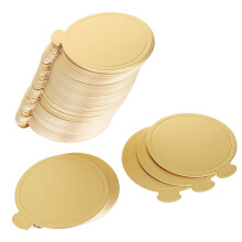 100pcs Sturdy Cardboard Cake Platter Boards Round For Cake Servers Charcuterie Mini Size