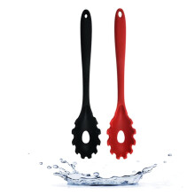 Silicone Pasta Fork 11.2-Inch, 2-Pack Spaghetti Server Spoon, Heat Resistant 600 F, Food Grade, BPA Free