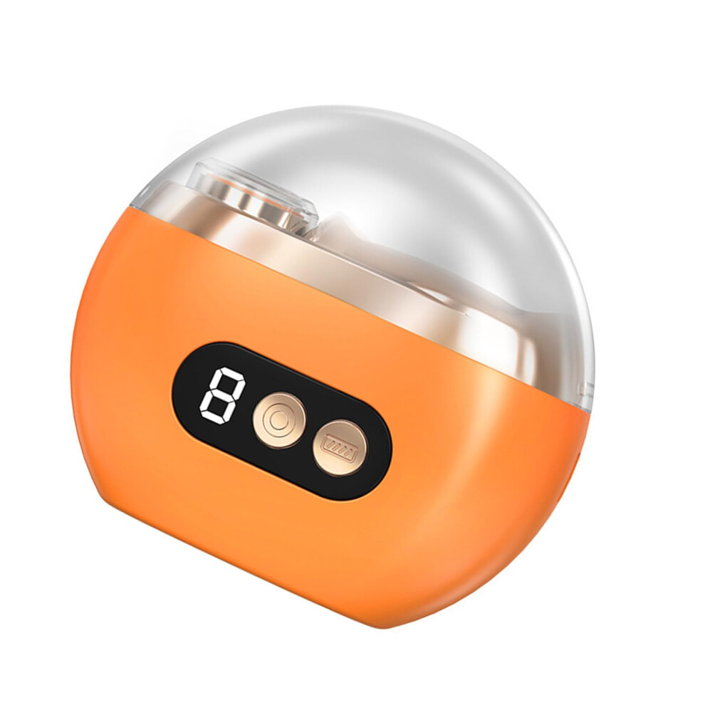 Orange Multifunctional Electric Nails Grinder Rechargeable 3 Speed Settings Infant To Senior Safe Nail Maintenance