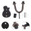 Support Mural Guitare Et Ukulélé ABS Fer Solide Usage Intérieur 2