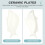 Ceramic Fish Shape Dinner Plate Multi-Functional Serving Plate 10
