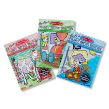 Melissa & Doug Mijn Eerste Schilderen met Water Activiteit Boeken Set - Dieren, Voertuigen, en Piraten