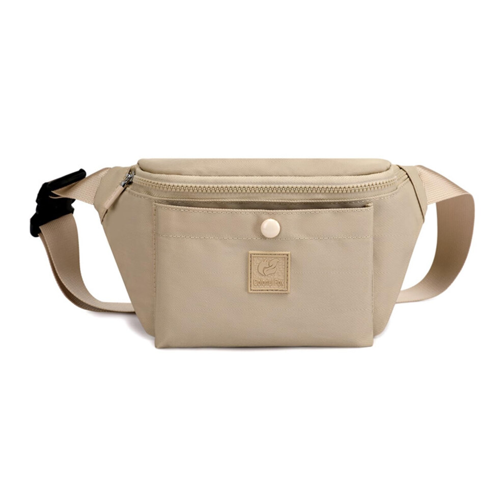 Bumbag for Women With 4-Layer Pocket, Adjustable Waist Fanny Pack Apricot, Sport Travel Recreation Compatible-image-OPC-PKS8PKX-NEW