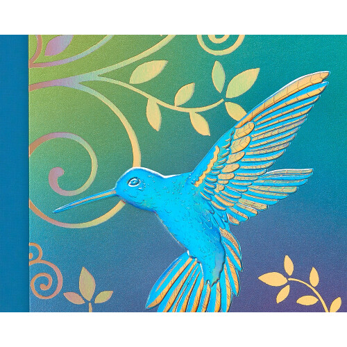 Papyrus blanke kort med konvolutter Hummingbird (12-t?lling) 2