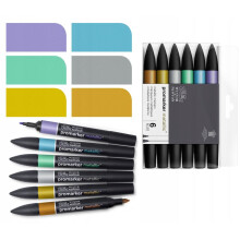 Winsor & Newton Promarker Metallic Set of 6