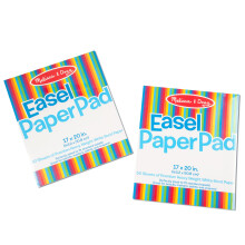 Melissa & Doug Pacotes de almofadas de cavalete 50 folhas de 2 pacote - grande almofada de papel de cavalete para salas de aula
