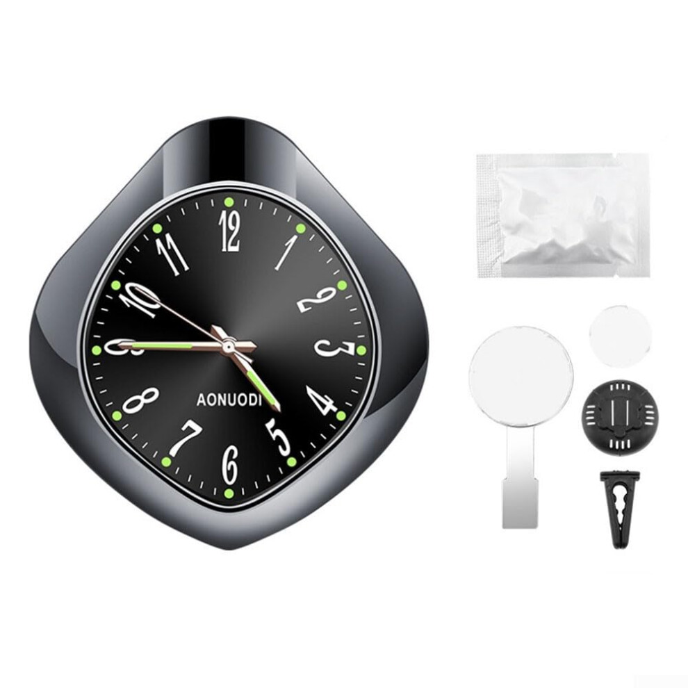 Compact Electronic Quartz Car Clock Nighttime Visibility Aromatherapy Model G Dashboard Compatible 9393856023653