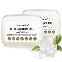 Essencetics 5 LB - Ultra heldere glycerinezeepbasis - SLS- en SLES-vrij