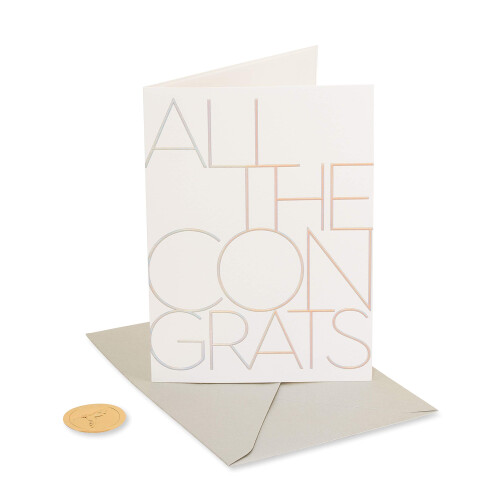 Papyrus Congratulations Card (So Happy For You)