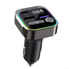 Car Charger 22.5W Dual Port Fast Charging for Smartphones and MP3 Players USB-C USB-A