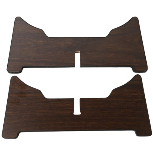 handpan-trommel halter aus holz mit silikon, stabiler stativhalter