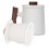 Water Ceramic Cup Elegant Wooden Handle White 1set 9