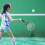 set tennis trainer reboundbal met voor training 5