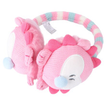 Kindermuts winter warm oorkleppen cartoon roze