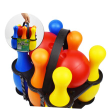 Plastic Bowling Set For Home And Classroom, Lightweight Durable Kids Bowling Game, Family Party Activity