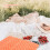 1Set Lightweight Orange Foldable Camping Mat Waterproof Sit Pad 3