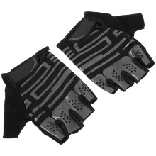 1 paar unisex fahrradhandschuhe halbfinger atmungsaktiv größe l