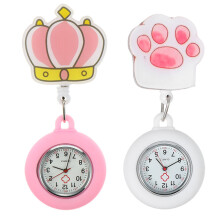2St Wit Quartz Clip-Op Zakhorloge Verpleegkundigen