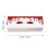 2St Papier Wimpercase Rood En Stijlvol Voor 2