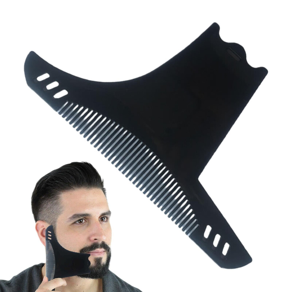 Beard Guide Shaping Tool For Men - Beard Stencil Tool, Beard Shaper, Beard Liner Tool, Facial Hair Trimming Care Guide