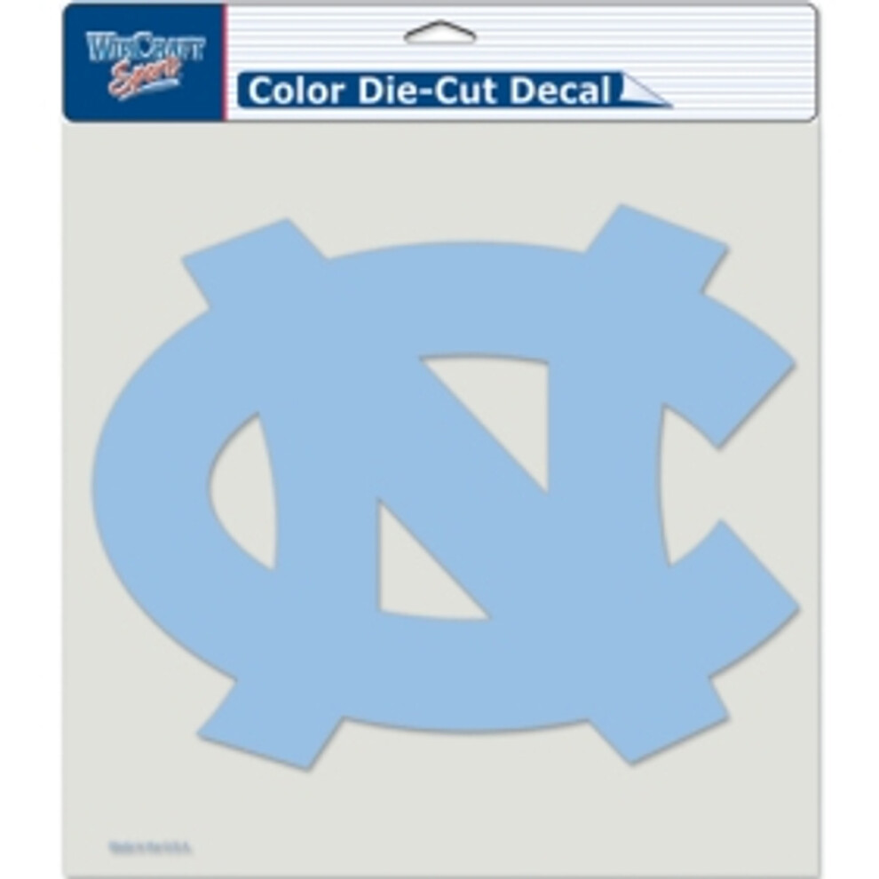 North Carolina Tar Heels Decal 8X8 Die Cut Color 032085803443