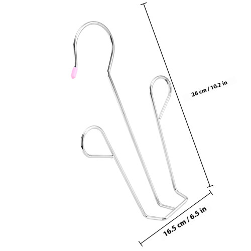 2-teiliges -trockengestell mit haken, hängend (silber) 2
