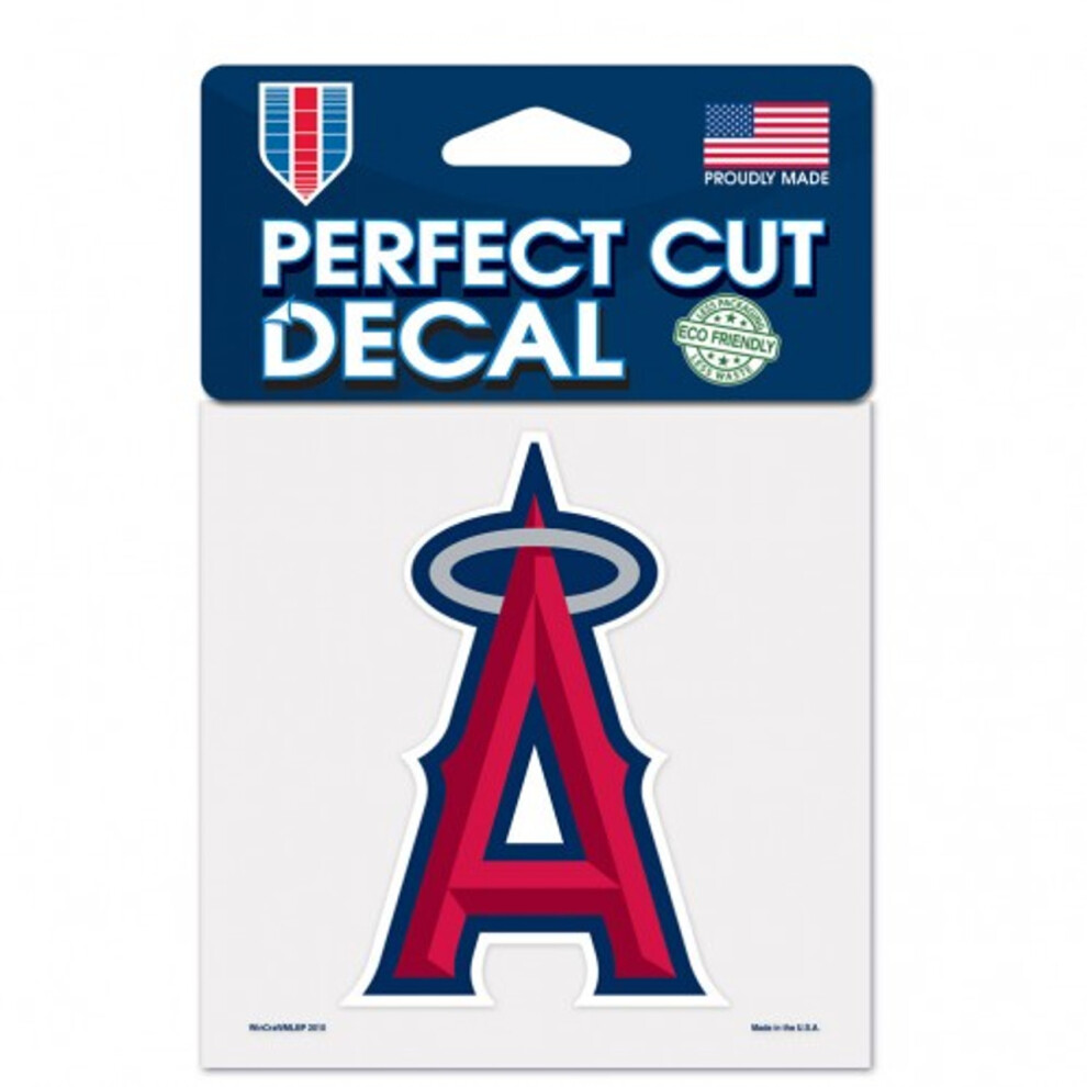 Los Angeles Angels Decal 4X4 Perfect Cut Color 032085938022