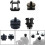 Camera Accessory Triple Hot Shoe Mount Adapter For DSLR, External Flash, Microphone, Video Light, Style One 2