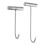 2 rvs haken t- vleeshanger voor vlees 10