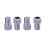 4 aluminiumlegering - adapter fietspomp ( ) 1
