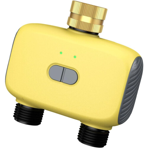 Auto App Controlled Double Outlet Sprinkler Timer For Garden Lawns Automatic Irrigation System Rain Delay With Smart App 1