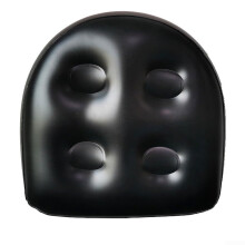Spa Booster Seat Inflatable Bathtub Massage Cushion With Suction Cups Soft Back Support Spa Pad For Adults Kids Black
