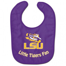 Babador de beb LSU Tigers - pequeno ventilador totalmente profissional