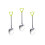 3pcs -shaped stirring spoons for coffee home bar use 3