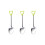 3pcs -shaped stirring spoons for coffee home bar use 2