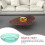 Creative Green Plastic Salad Serving Bowl Kitchen Gadget 10
